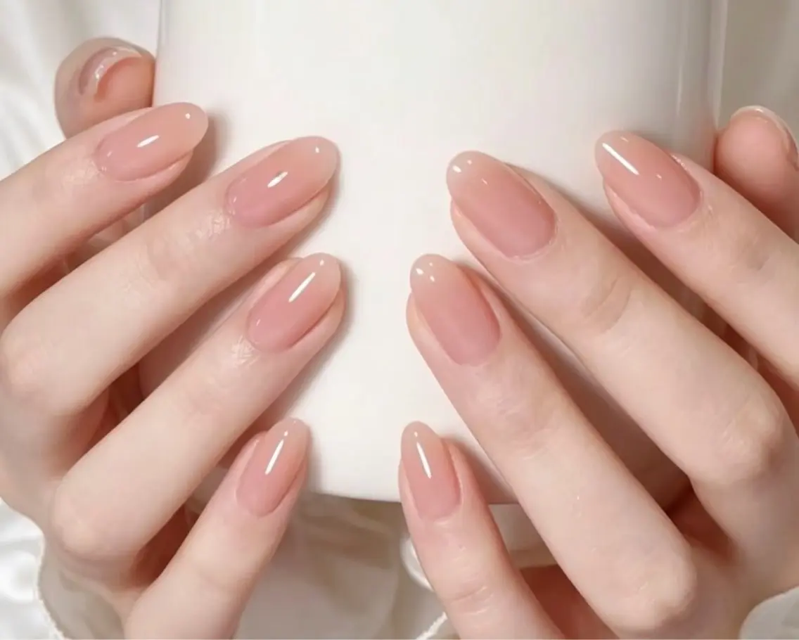 【おすすめ】❤️ワンカラーorグラデーション💅&パーツ2個付き🌸ジェルオフ無料🎵の写真