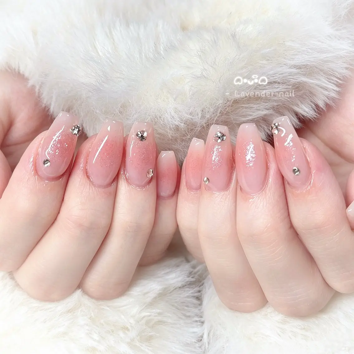 ネイル ハンドネイル Lavender nail·中島公園のネイルデザイン