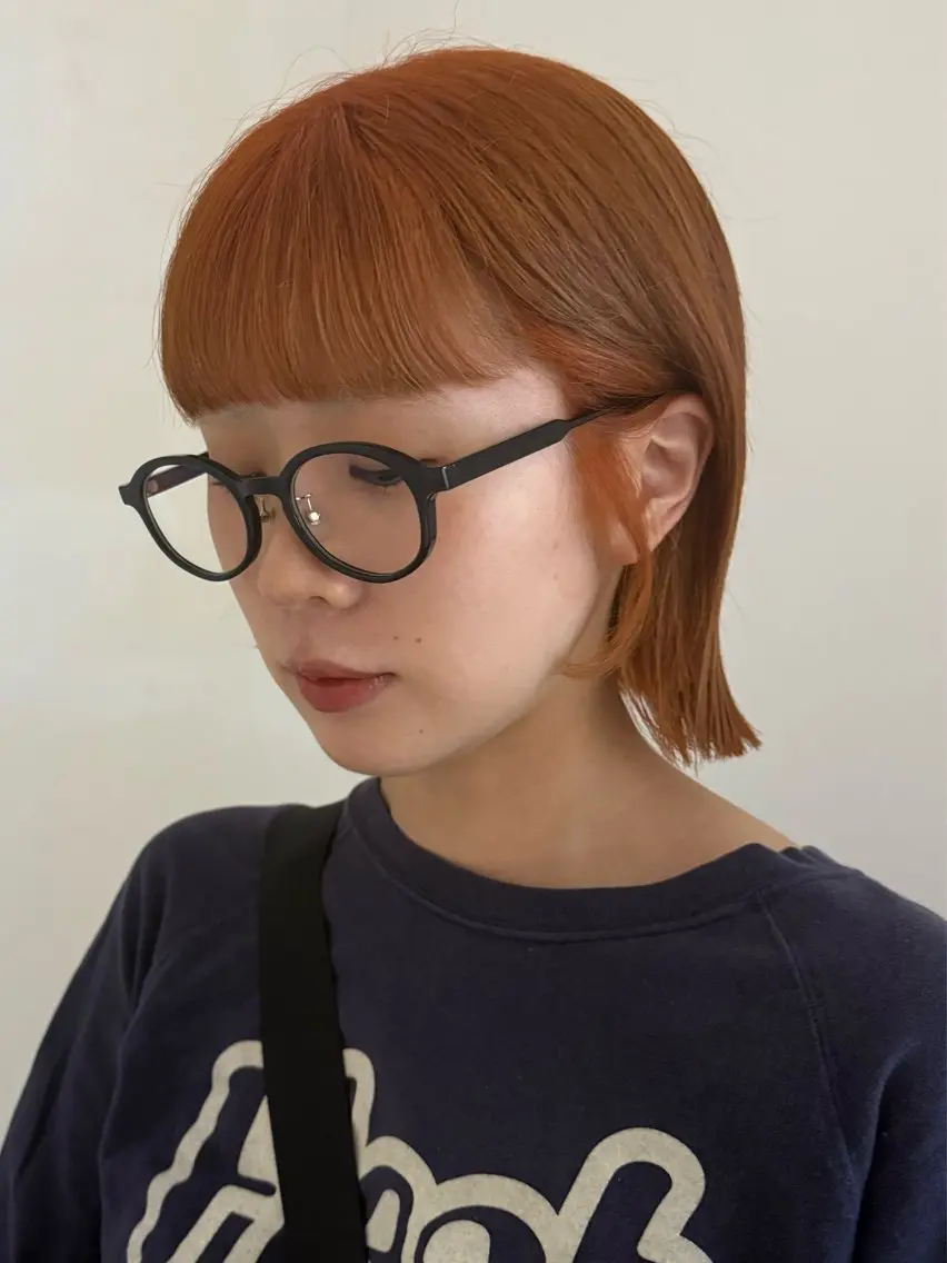 カラー ブリーチ ケアブリーチ ダブルカラー 赤瀬川 希咲のヘアスタイル