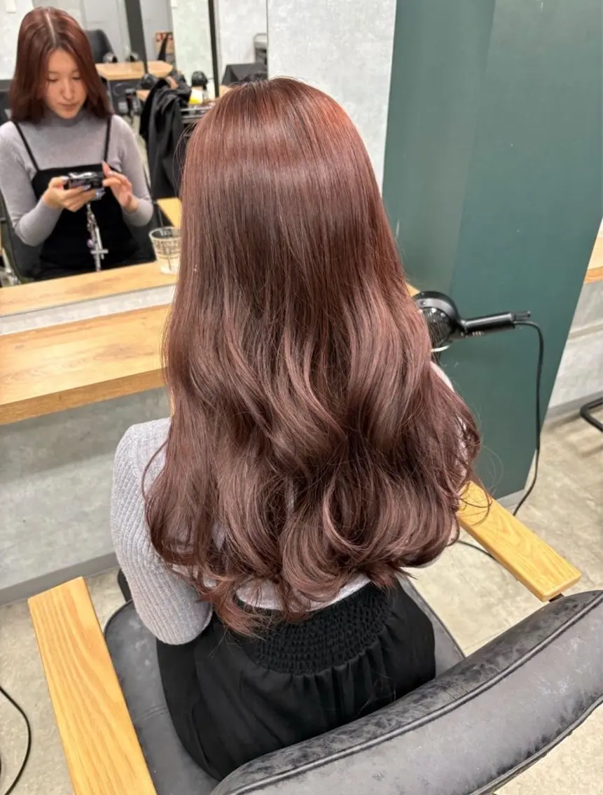 【cut＋one color＋treatment𓂃꙳⋆】※10cm以上カット‪orレイヤーの写真
