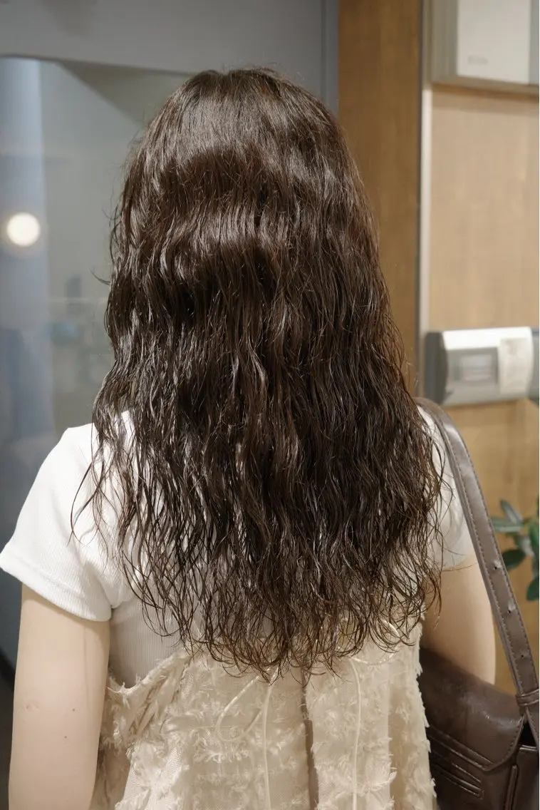 セミロング カット パーマ トリートメント miwa/ボブパーマ /モードボブのヘアスタイル