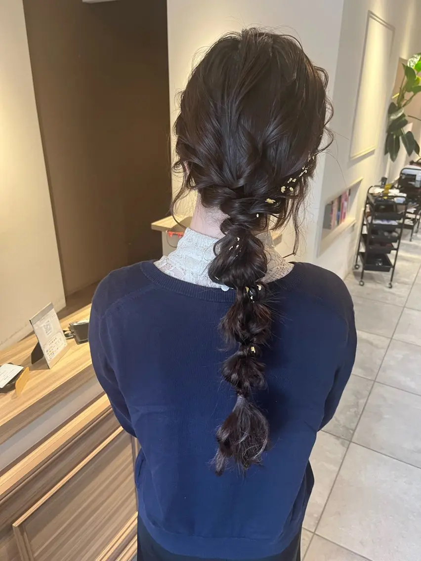 ロング ヘアアレンジ 川越 輝梨奈のヘアスタイル