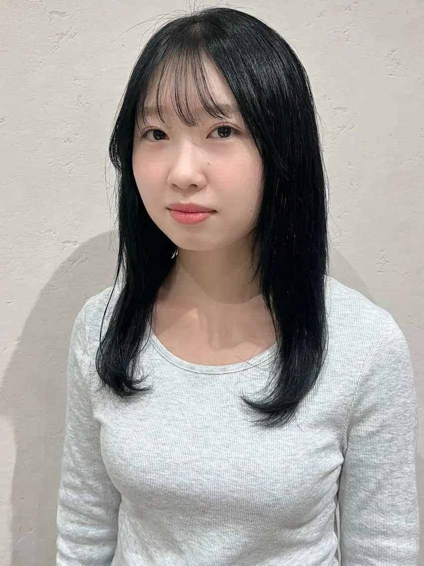 ロング 北島 遥香🫧インナ ー /ベージュカラーのヘアスタイル