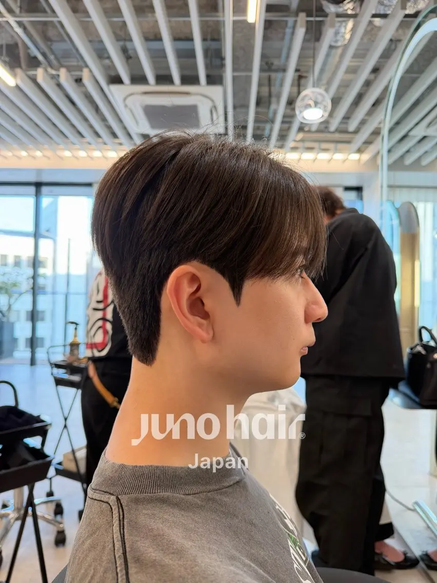 メンズ カット パーマ 韓国式ダウンパーマ 🇰🇷櫻井健のヘアスタイル