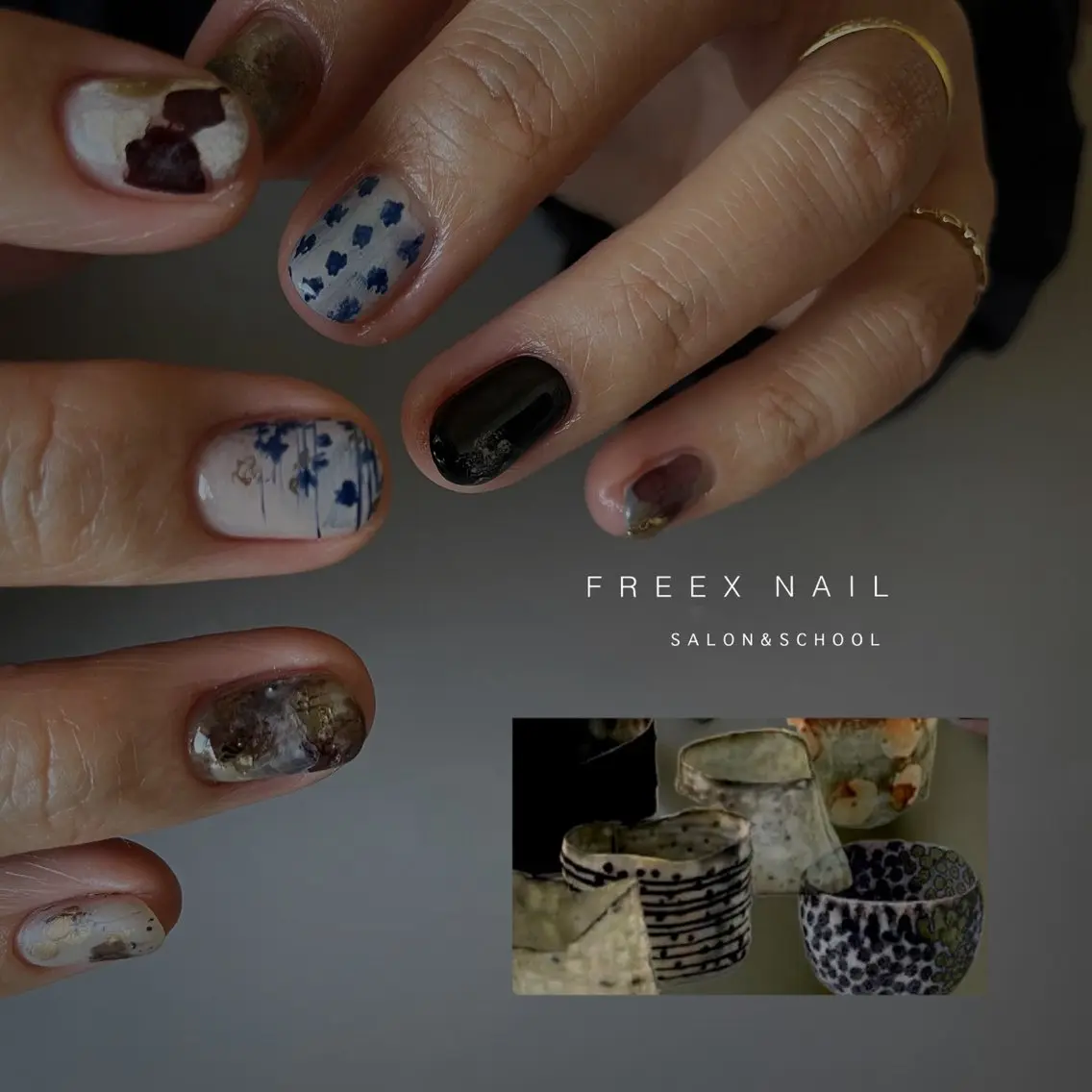 ネイル ハンドネイル フットネイル freex nail /ニュアンス/個性派のネイルデザイン