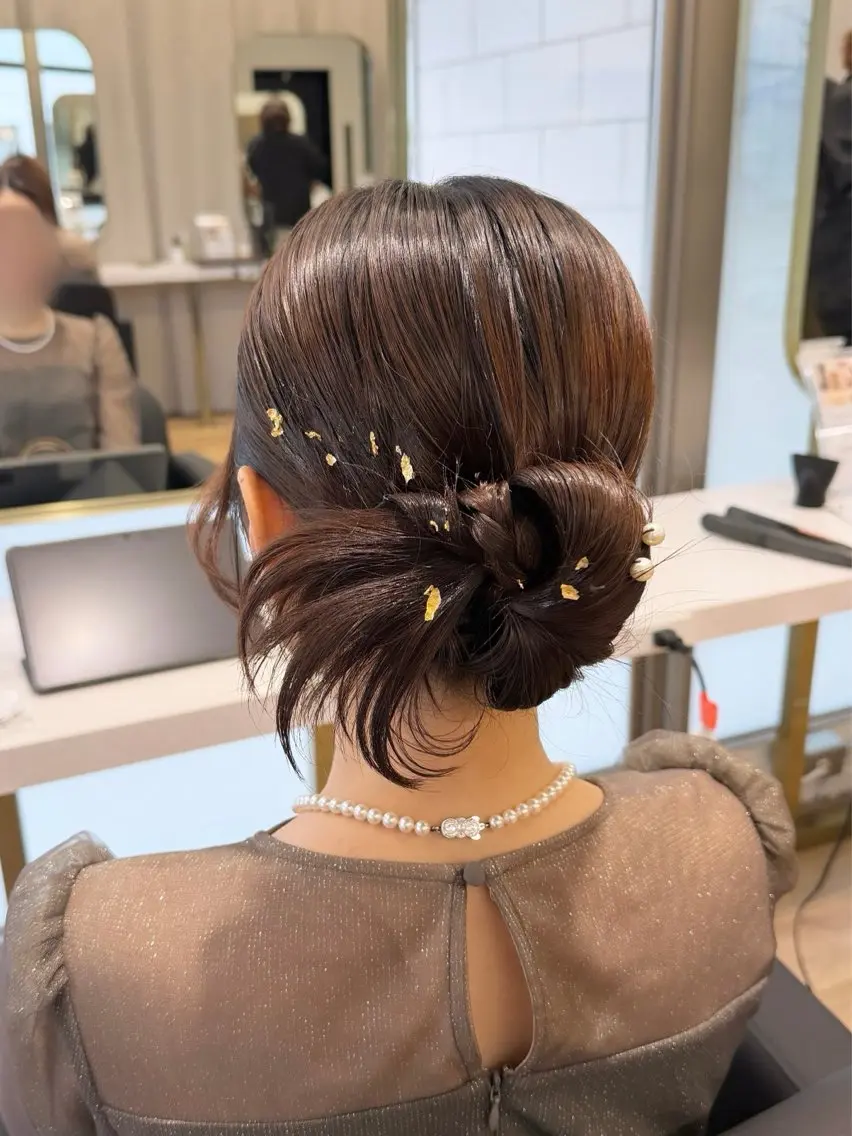 ミディアム ヘアアレンジ ヘアセット ✿ すずかのヘアスタイル