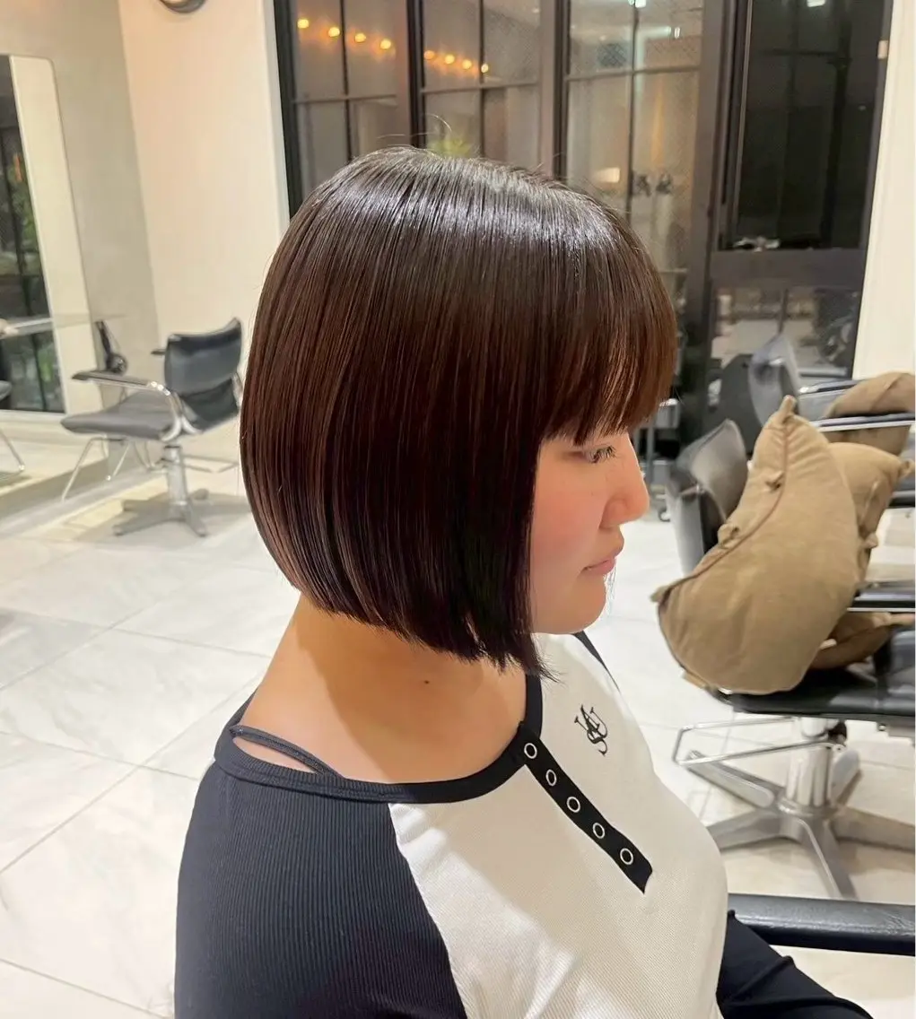ショート カラー 艶髪/ボブモデル 募集🫧terukaのヘアスタイル