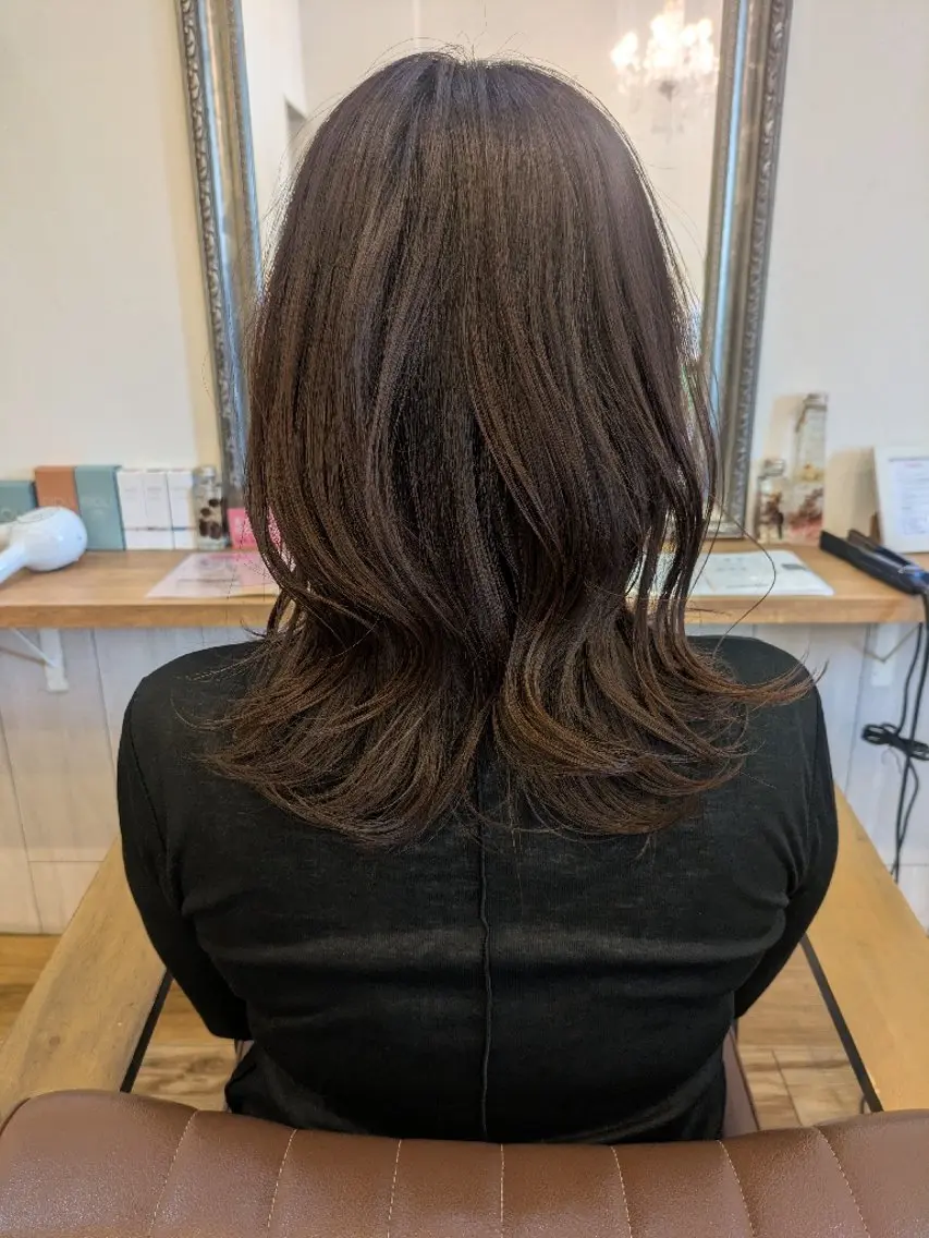 ロング カラー イルミナカラー 【泉中央】CLASS 中村のヘアスタイル