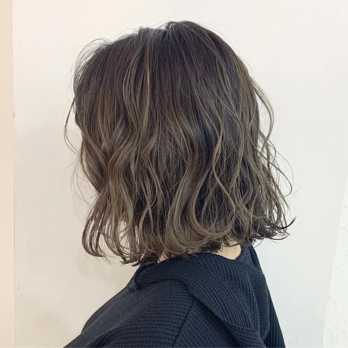 ミディアム ハイライト 渋谷ブリーチカラー 韓国ヘアyuikoのヘアスタイル