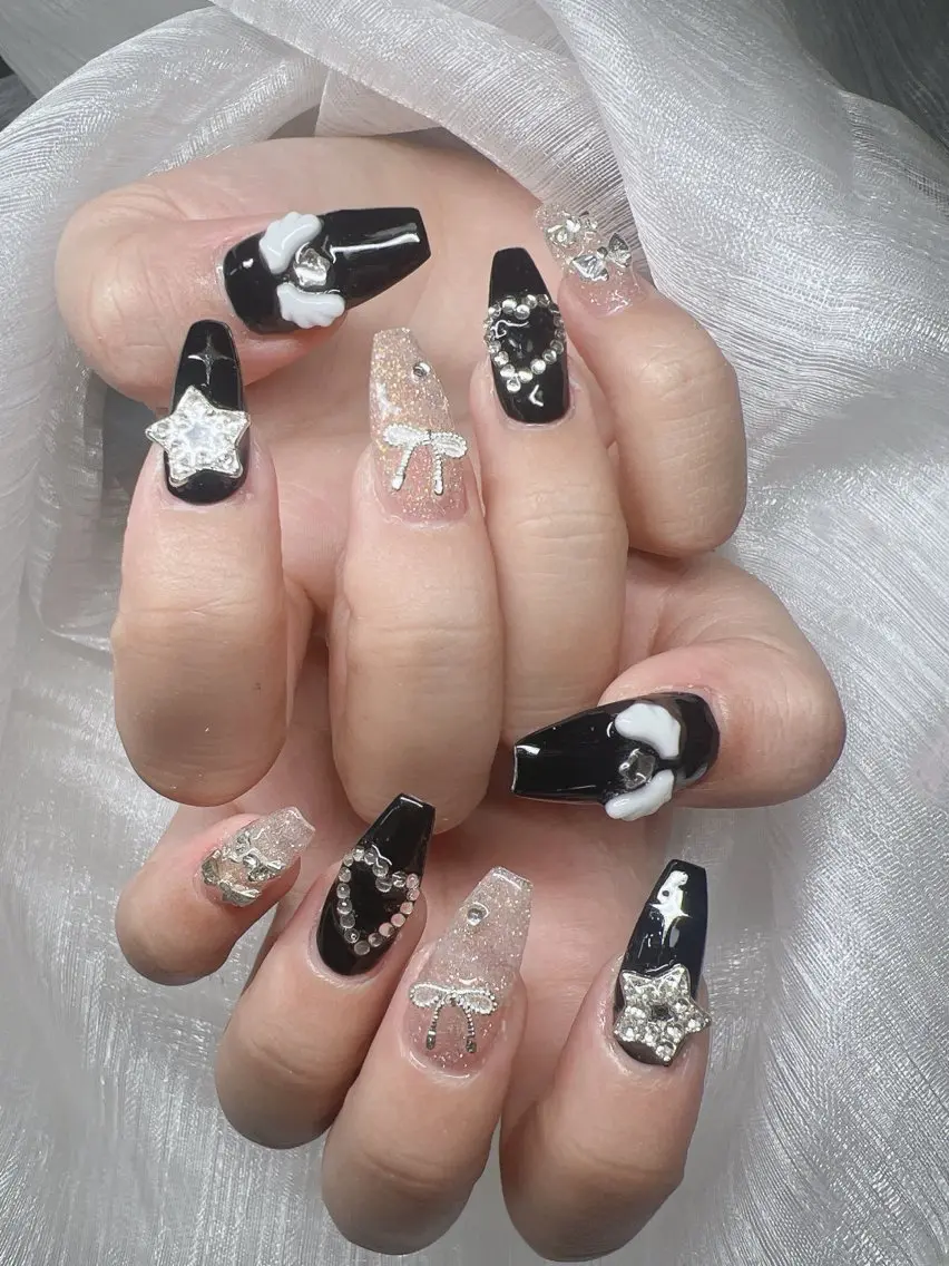 ネイル ハンドネイル Lee Nails チップ長さだし専門店のネイルデザイン