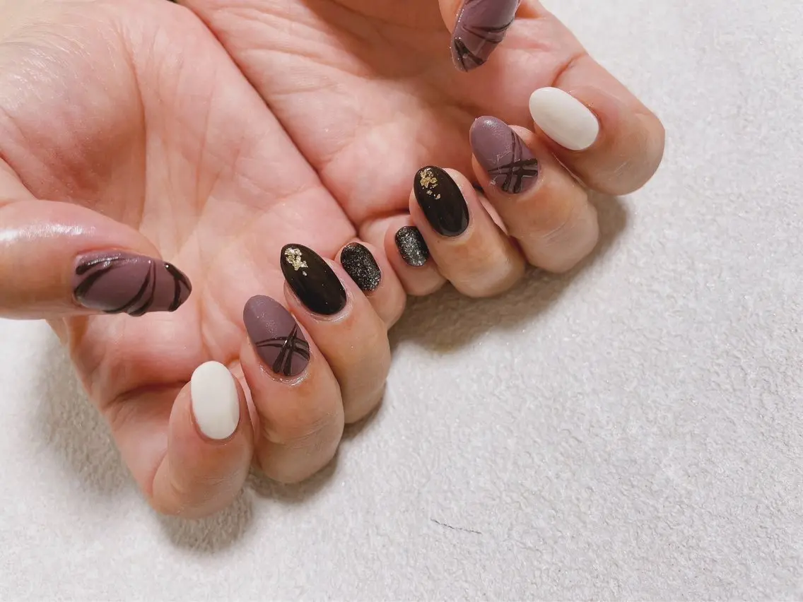 ネイル ジェルネイル 韓国ネイル メンズネイル パラジェル バレンタイン kiki nail たまプラーザのネイルデザイン