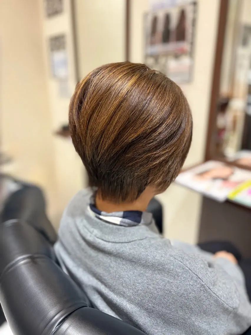 ショート ハンサムショート ショートヘア カット ヘッドスパ Aphrodite 横手 亜紀のヘアスタイル