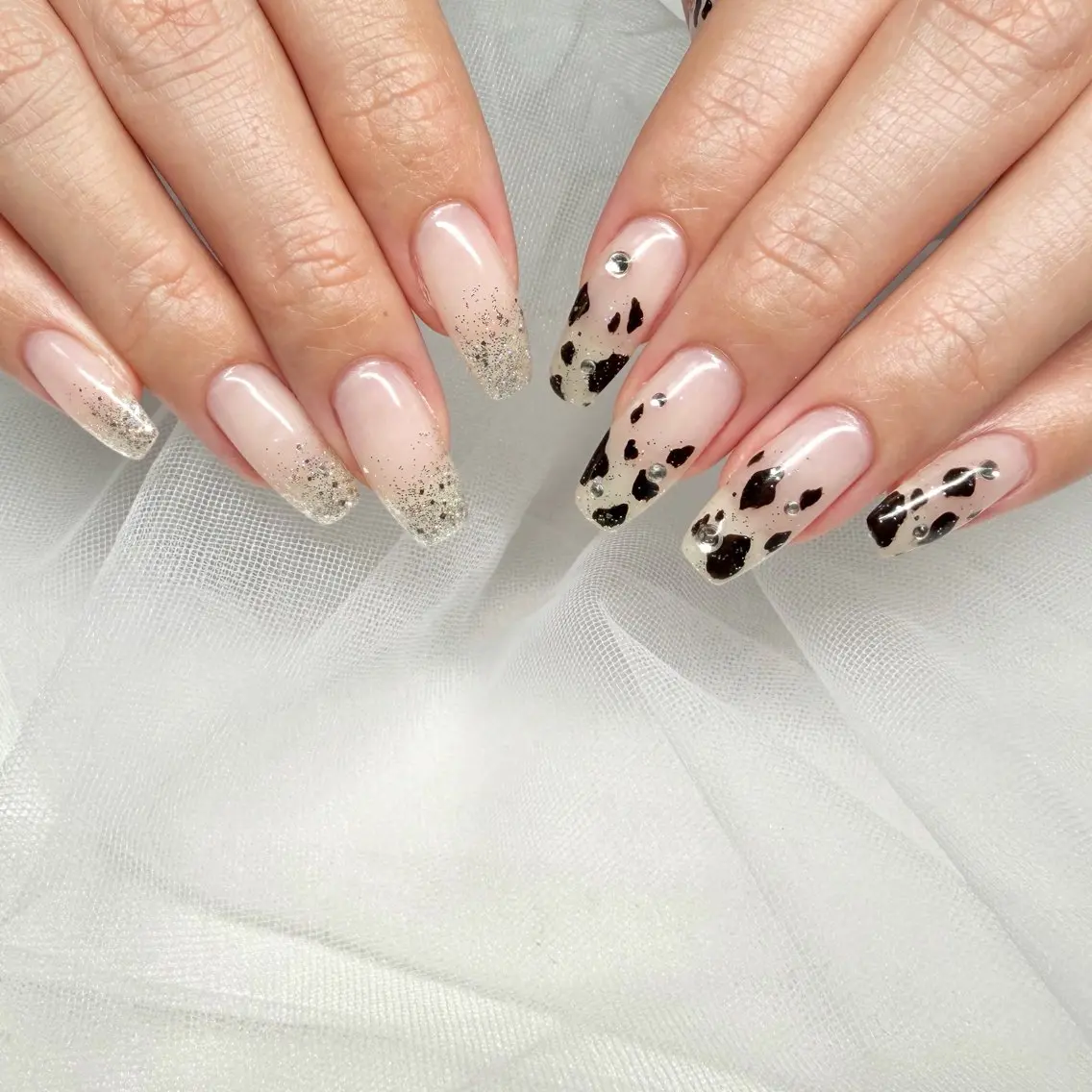 ネイル 長さ出し フラッシュネイル ジェルネイル マグネットネイル 持ち込み ハンドネイル 🌷Gemini nami🌷のネイルデザイン