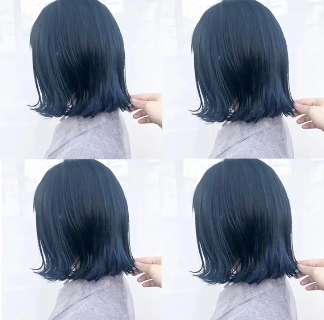 ミディアム カラー ウルフカット ハッシュカット/七海のヘアスタイル