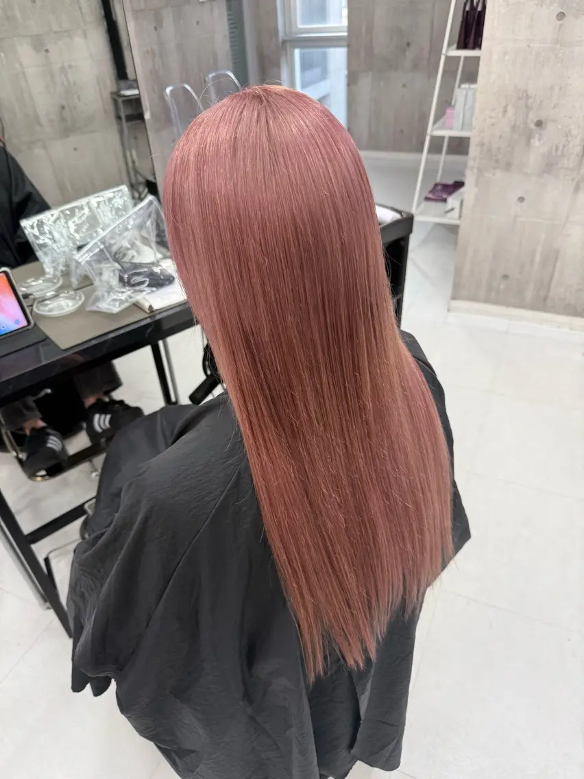 ロング カラー メンズ ヘアカラー トリートメント 原色、デザインカラー オタク美容師かずきのヘアスタイル