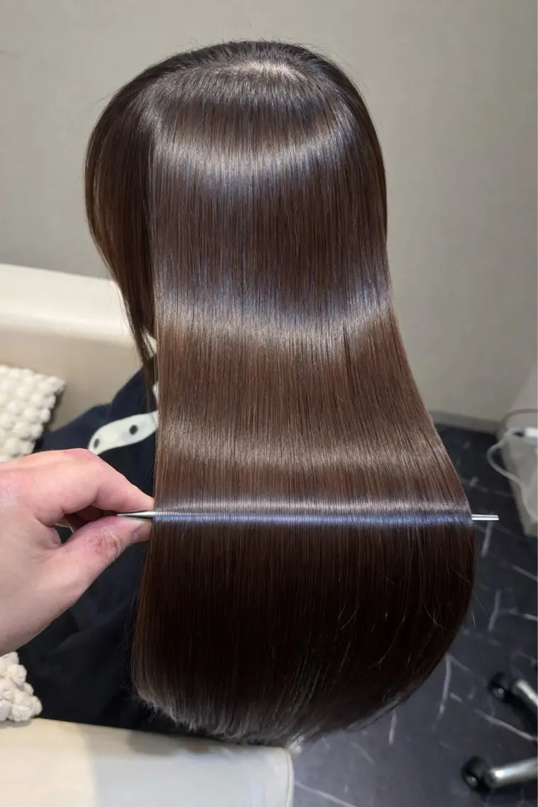 ロング カラー カット ヘアカラー トリートメント ulu+sia/ 神戸本格派髪質改善のヘアスタイル