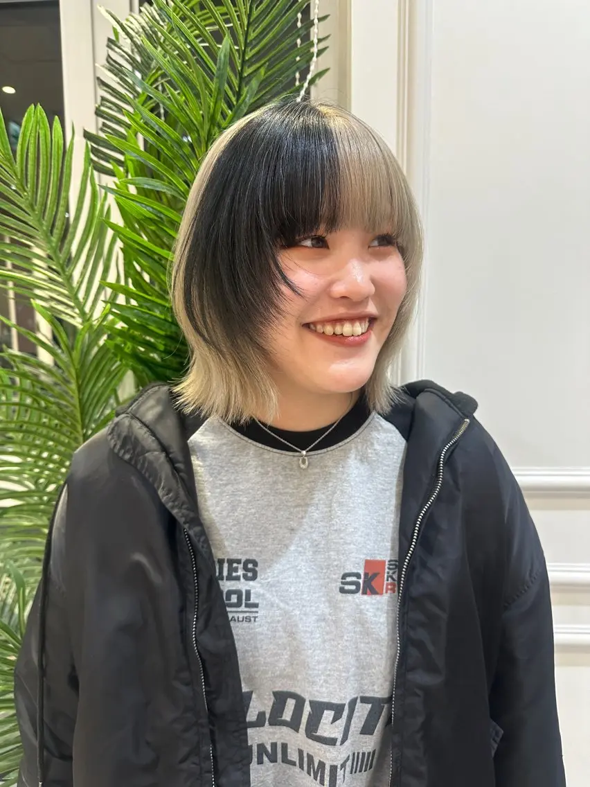 【ケアをしたい方オススメ❤】カット＋カラー＋トリートメント（持ち帰りトリートメント付🧴‎）🐨🌿の写真