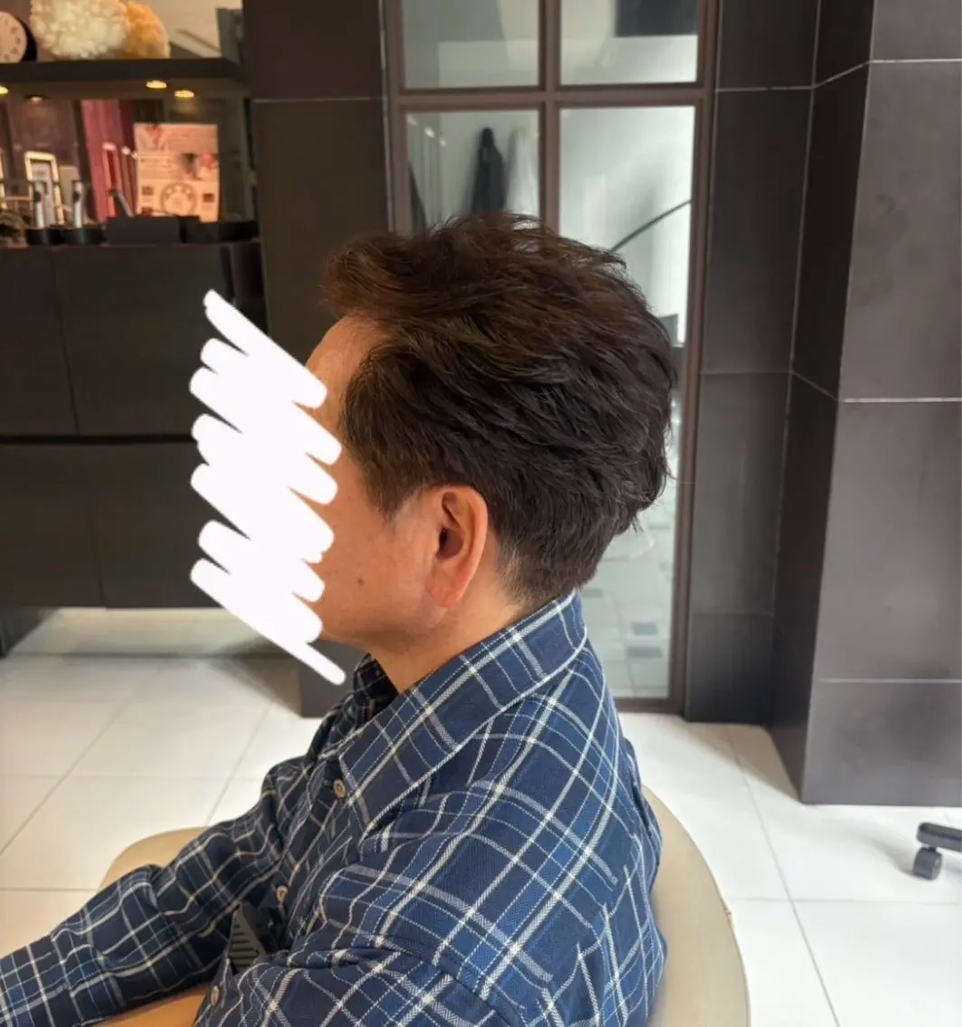 ⭐️メンズカット+パーマ+酵素クリームスパ🫧の写真