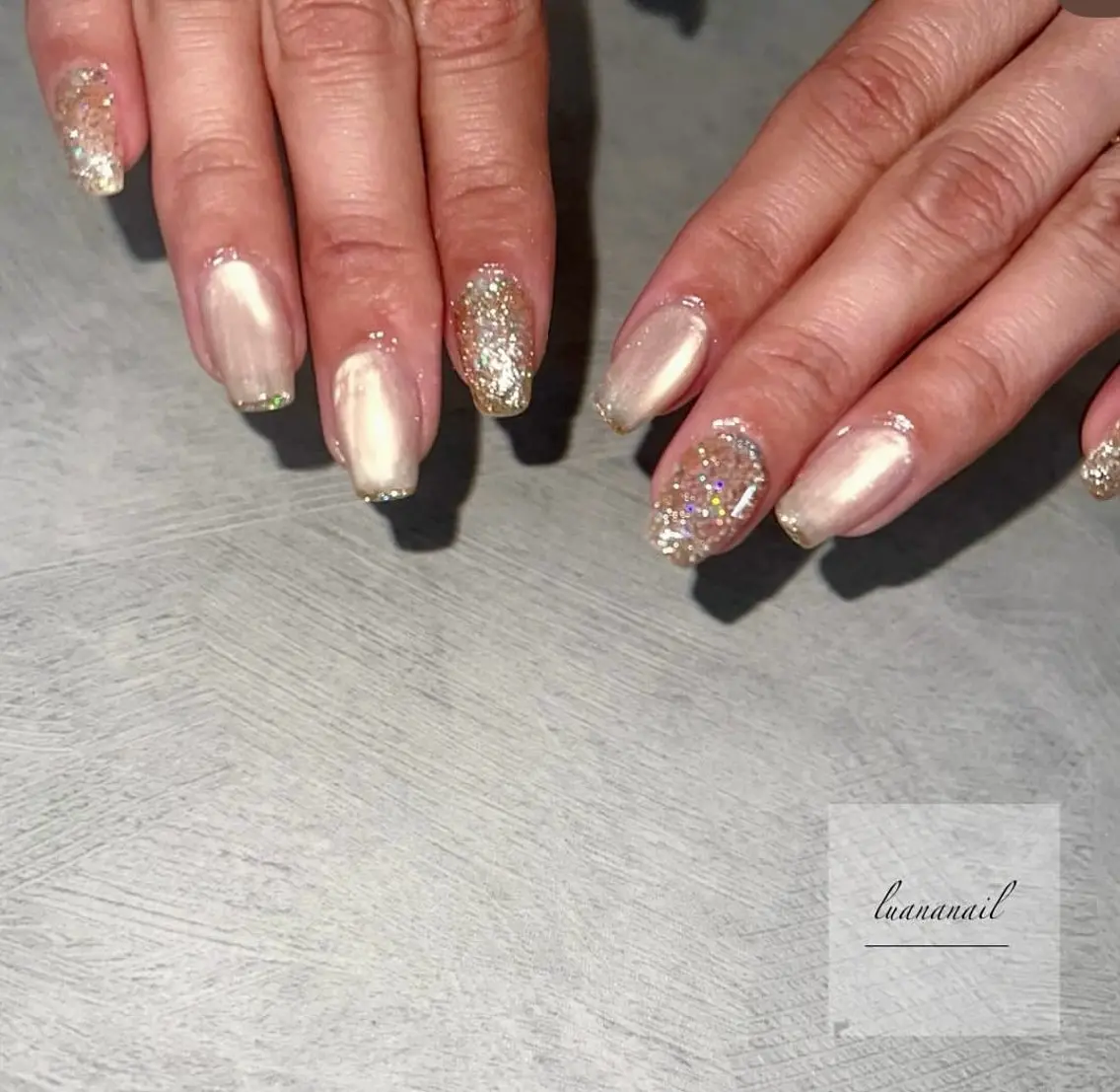 ネイル フラッシュネイル マグネットネイル luana nailのネイルデザイン