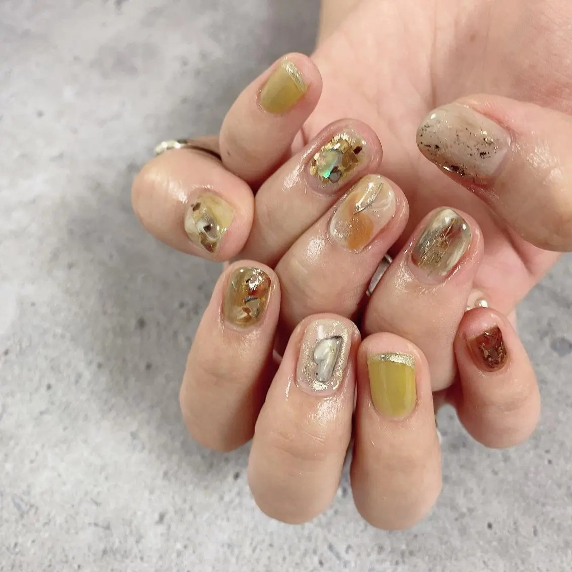 ネイル ニュアンスネイル ハンドネイル SOL NAILのネイルデザイン