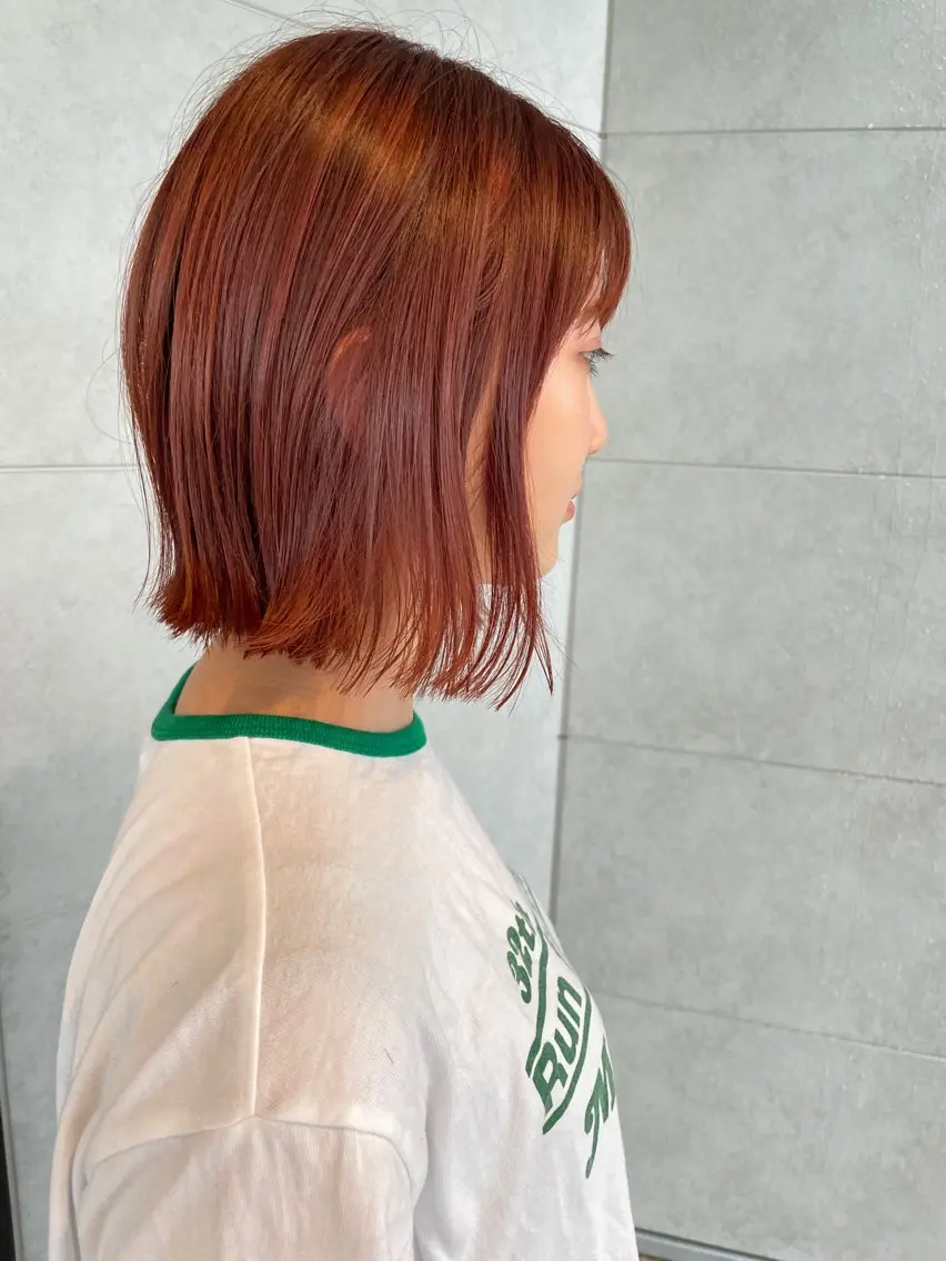 ミディアム ヘアカラー HANA by RIZのヘアスタイル