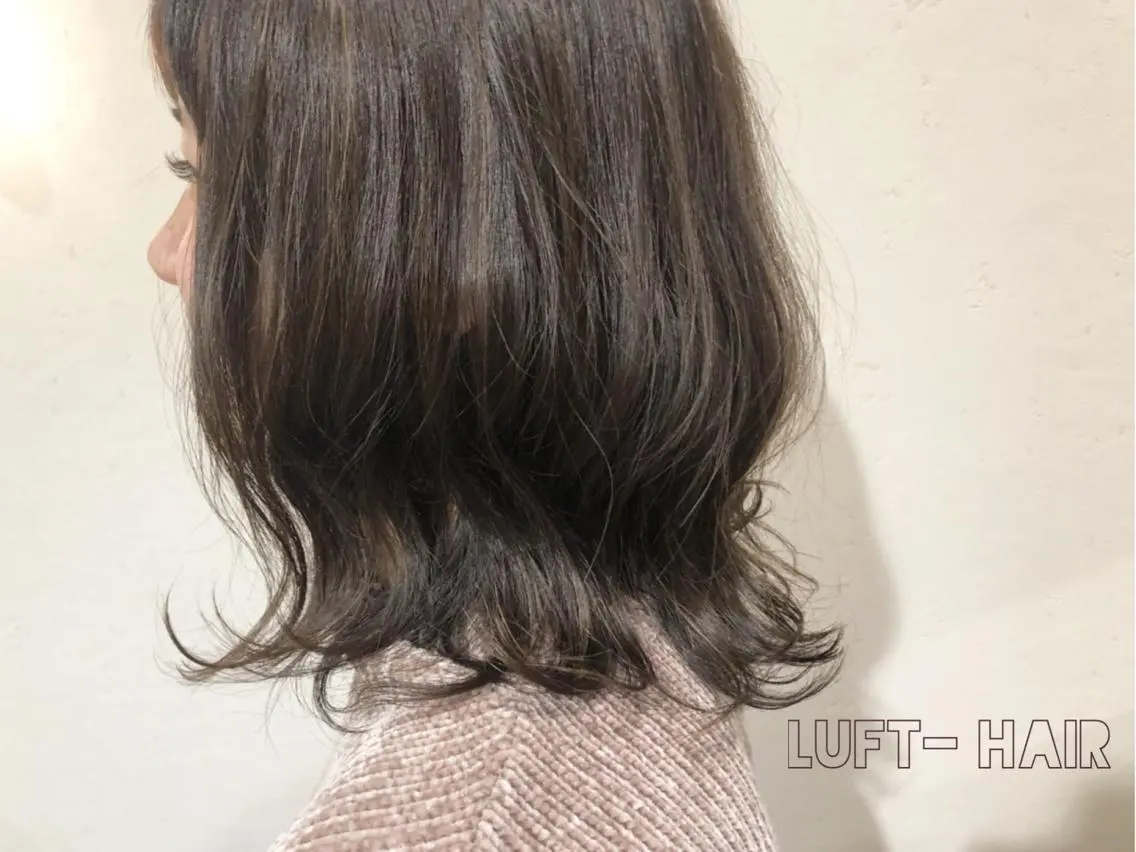 ミディアム カラー マツエク・マツパ むらかみ みかのヘアスタイル