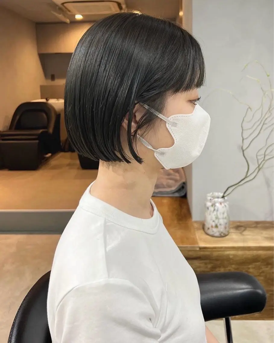 ショート カラー カット ヘアカラー トリートメント akane/ボブ /ブラウンベージュのヘアスタイル