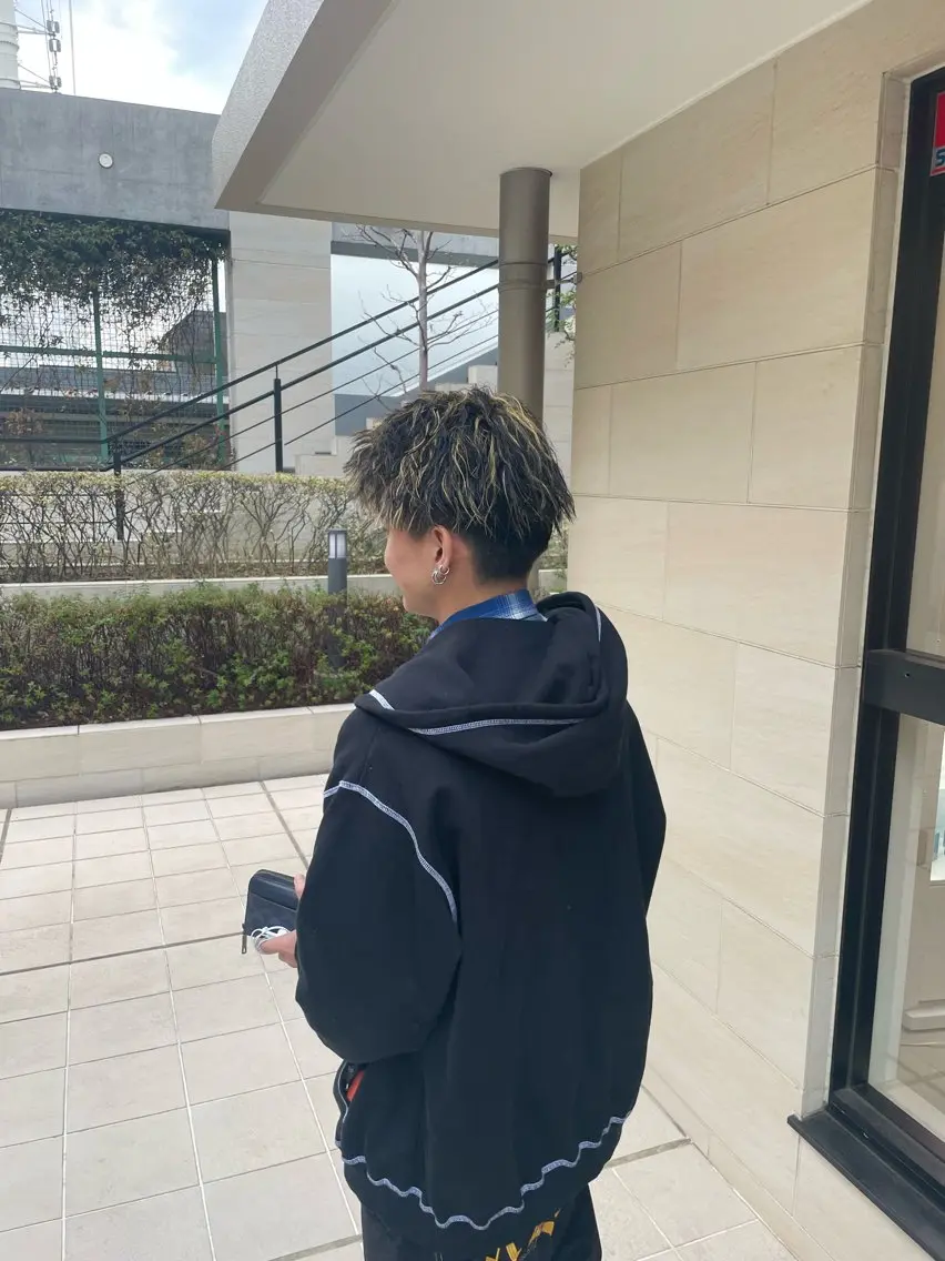カラー パーマ メンズ カット ヘアカラー 辻野 光希のヘアスタイル