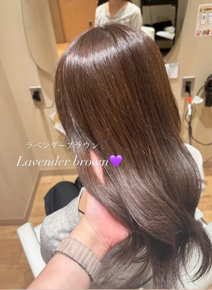 ロング カット ヘアカラー トリートメント 中島愛佳🐥⸒⸒ 縮毛矯正/艶髪カラーのヘアスタイル