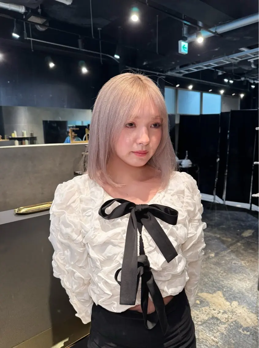 カラー ヘアカラー ブロンド/ハイトーン カラー🎀🪽みさきのヘアスタイル