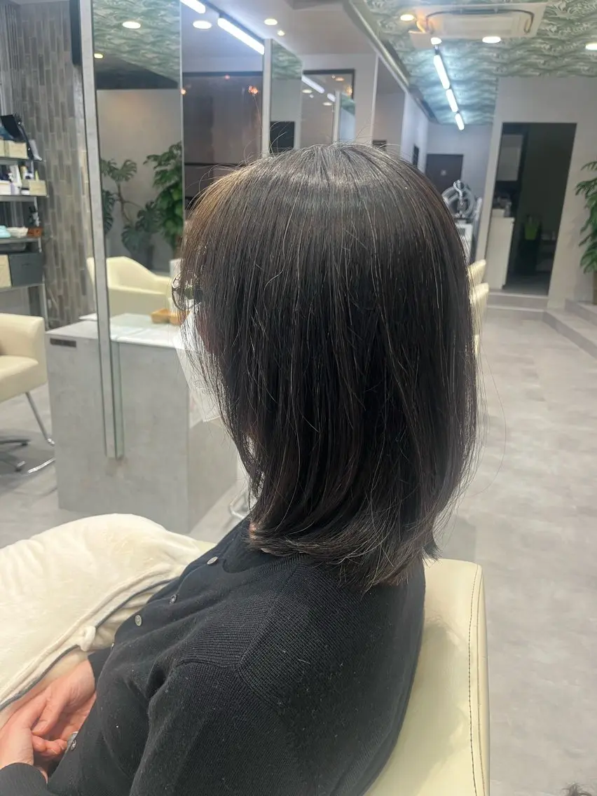 ミディアム も えのヘアスタイル