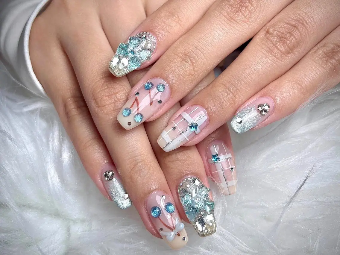 ネイル ハンドネイル ゆき このネイルデザイン