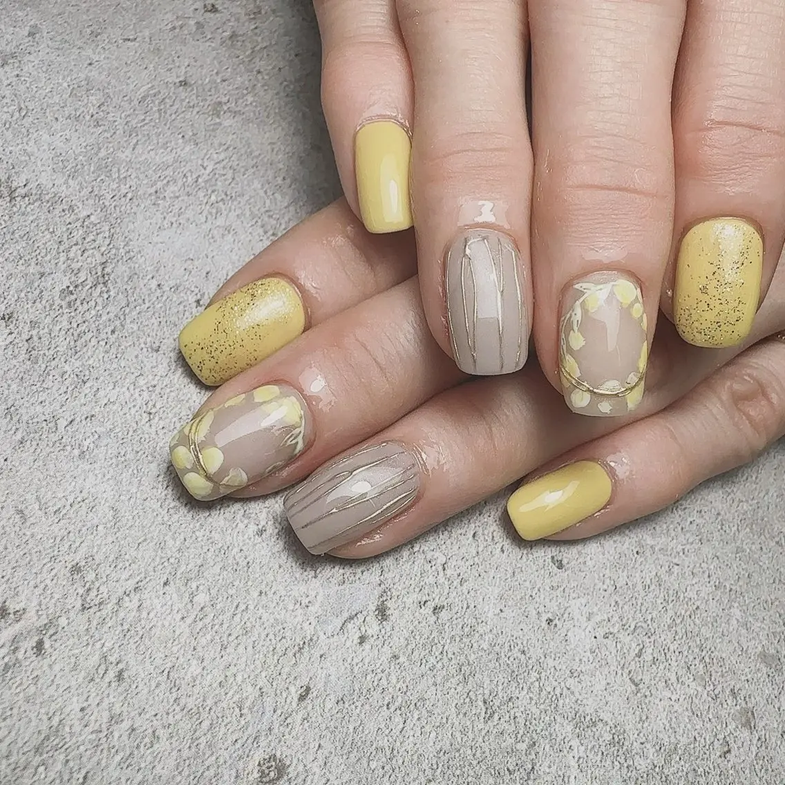 ネイル アートネイル 入学式 ハート マグネットネイル 持ち込み ハンドネイル Nailsalon Mimiy..♡のネイルデザイン