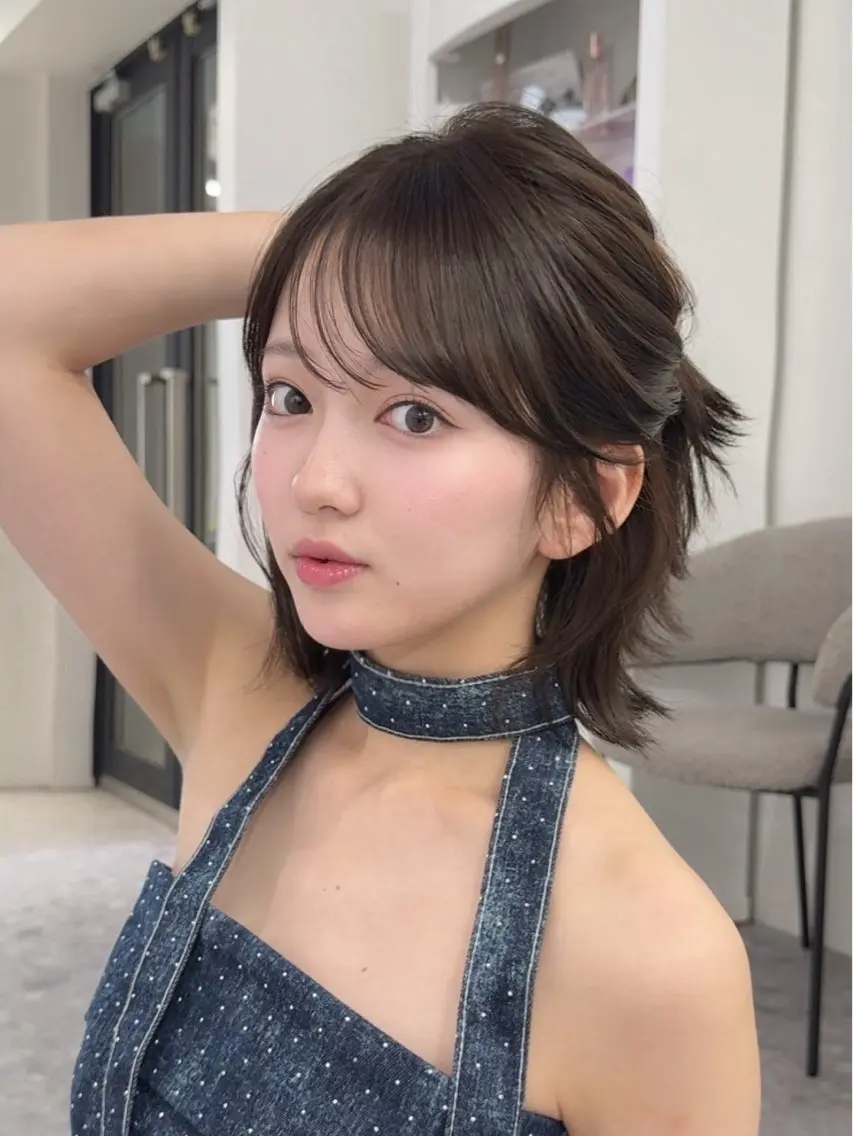 ショート カラー ボブ カット 韓国ヘア/レイヤー カット SAKURAのヘアスタイル