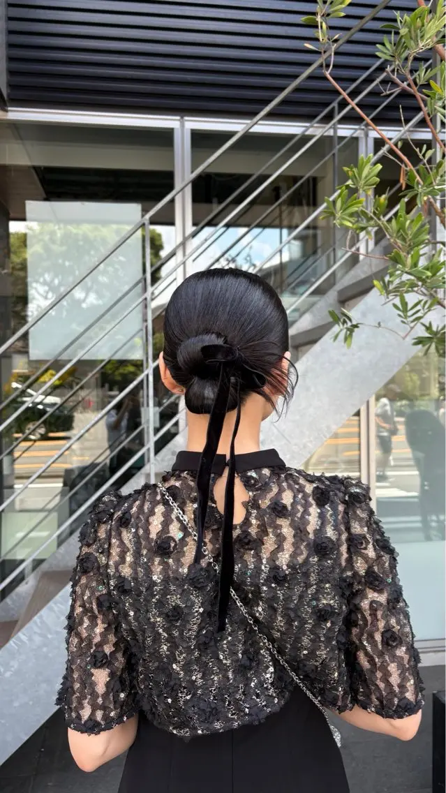 ヘアアレンジ ヘアセット 西村 清花のヘアスタイル