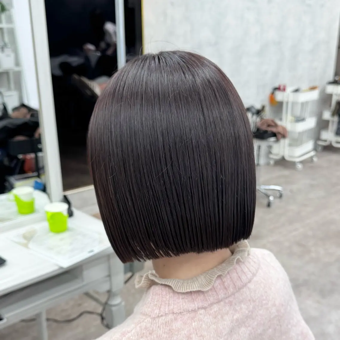 ショート カラー JUNSHIN🦋 ヘアセット／カラーのヘアスタイル