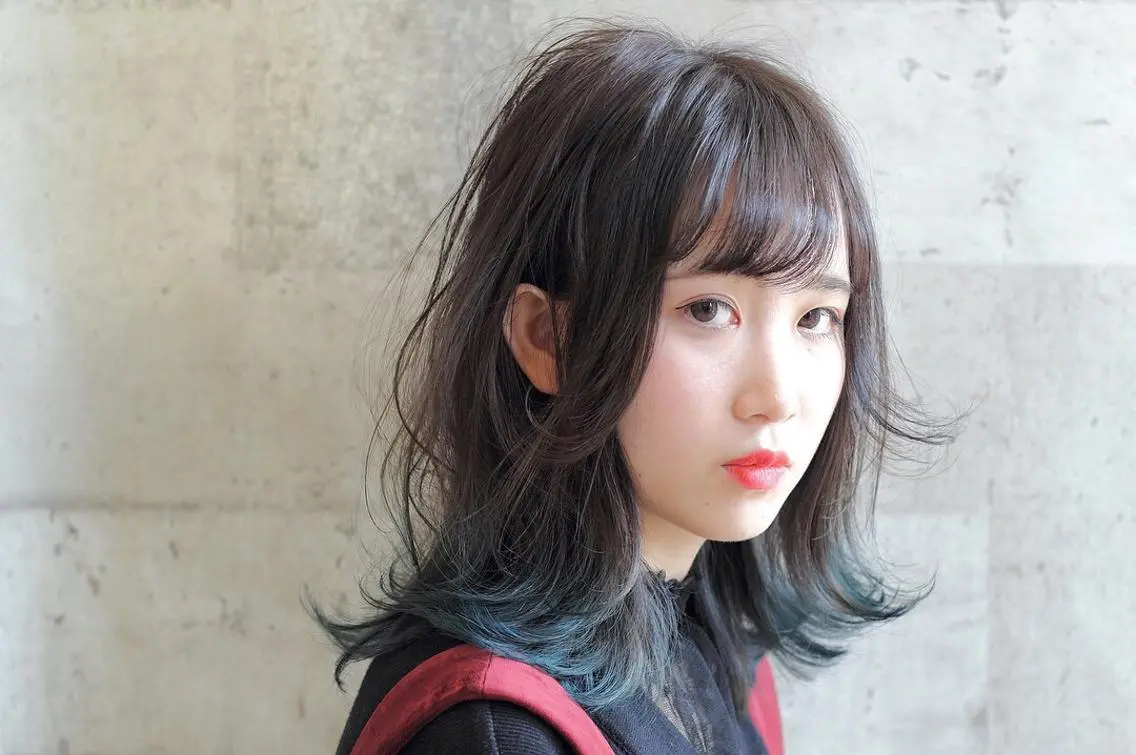 ミディアム カラー グラデーションカラー 武田 清久のヘアスタイル