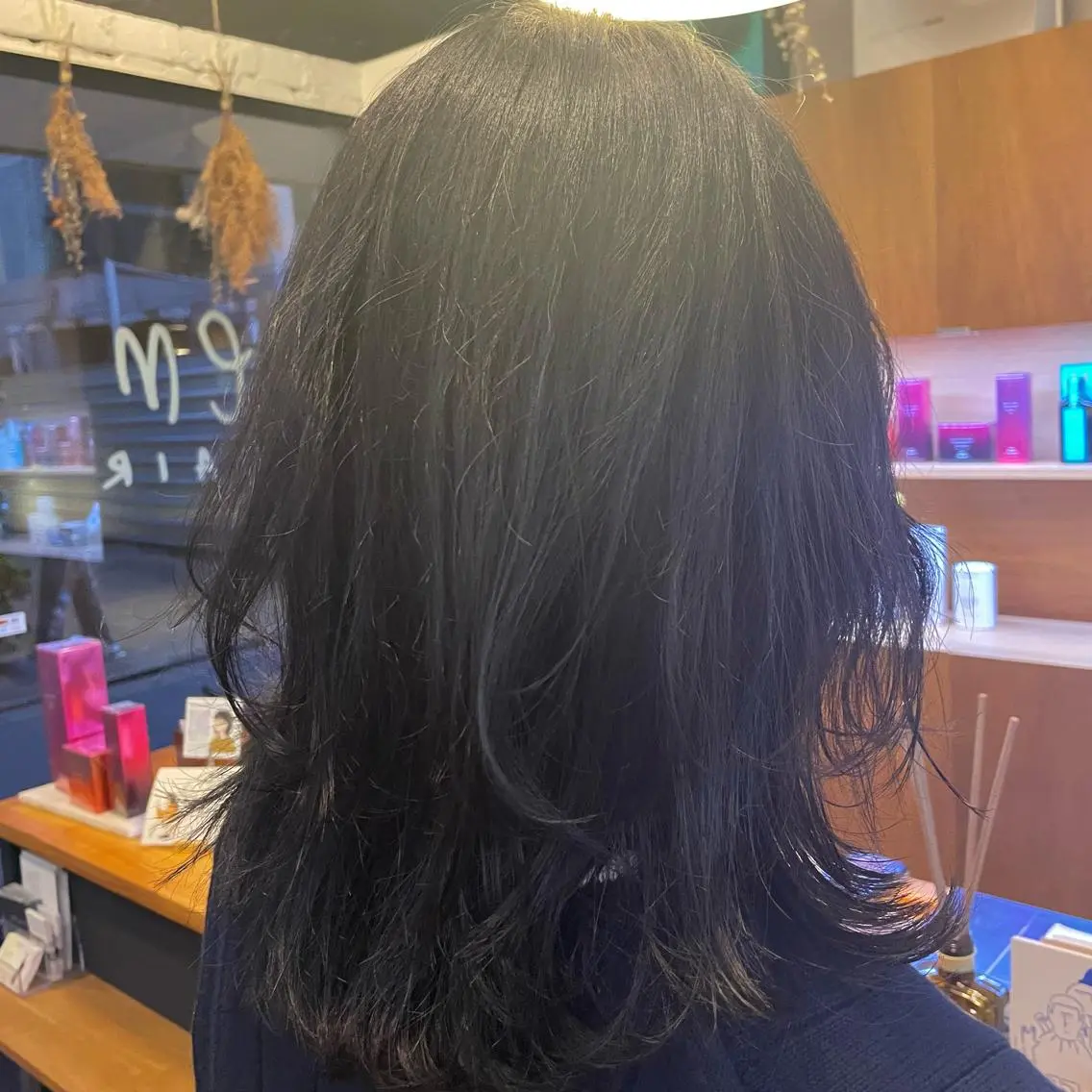 ミディアム カラー ヘアアレンジ 🎀レイヤー 透明感 カラーyuuri🎀のヘアスタイル