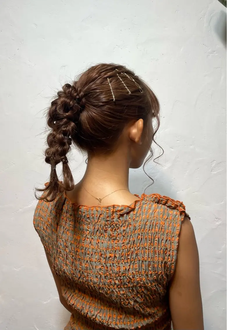 ミディアム ヘアセット 🫧 MAKI🫧のヘアスタイル