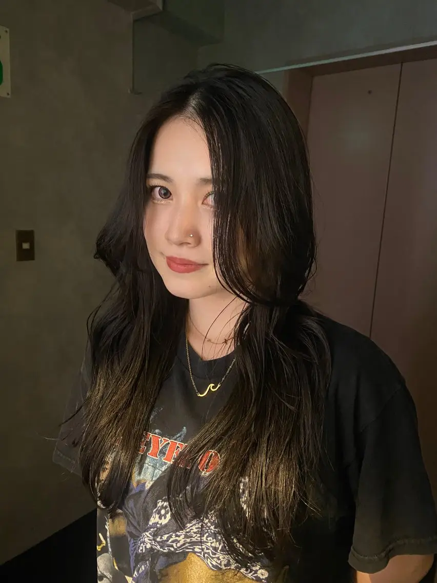 ロング いとう ほのかのヘアスタイル