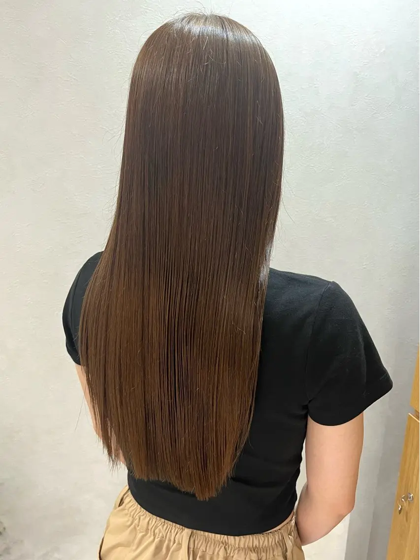 ロング 遠藤 玲のヘアスタイル