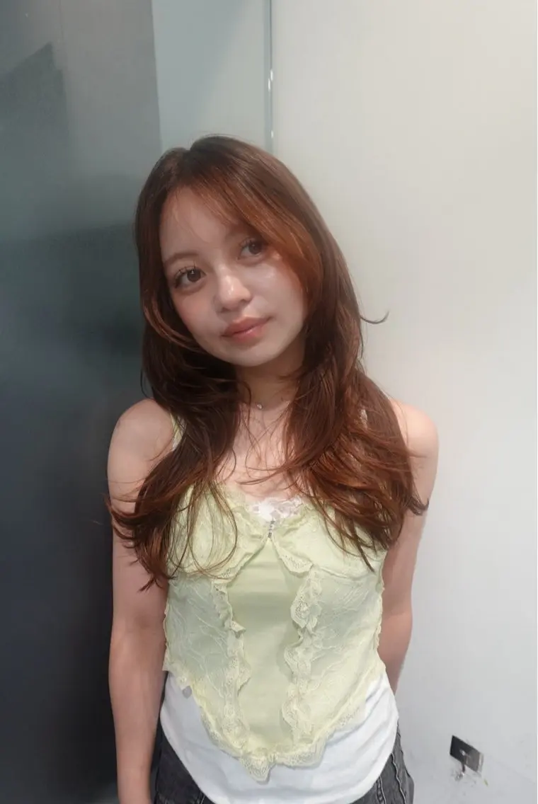 ロング 油井 緋織のヘアスタイル