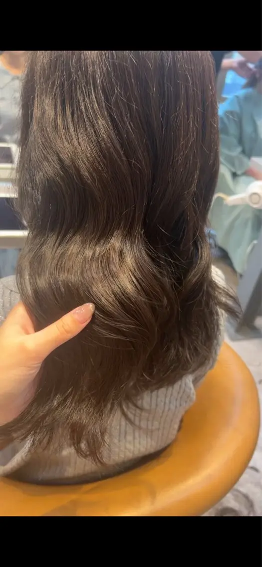 セミロング カット ヘアカラー 🫧艶感カラー /Ruu🫧のヘアスタイル