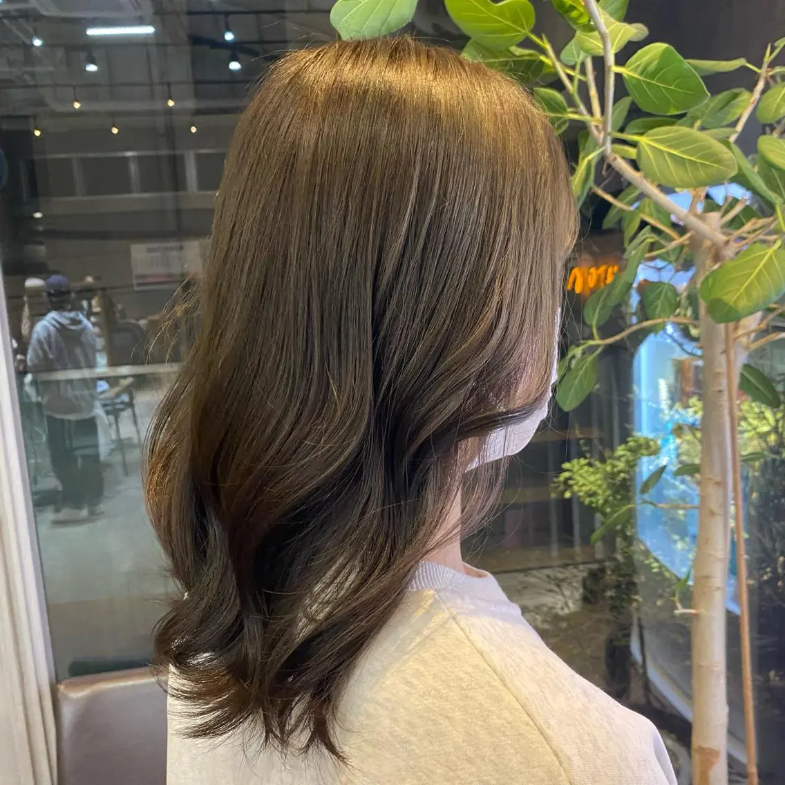 ロング カラー ブラウンカラー 透明感カラー オリーブブラウン 暖色艶color / ボブ🦩Rioのヘアスタイル