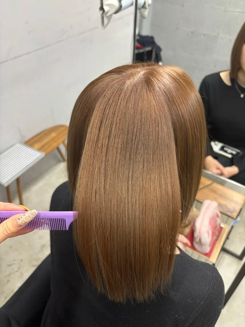 ミディアム カラー ヘアカラー 🦋SHUKA🦋 モデル募集中のヘアスタイル