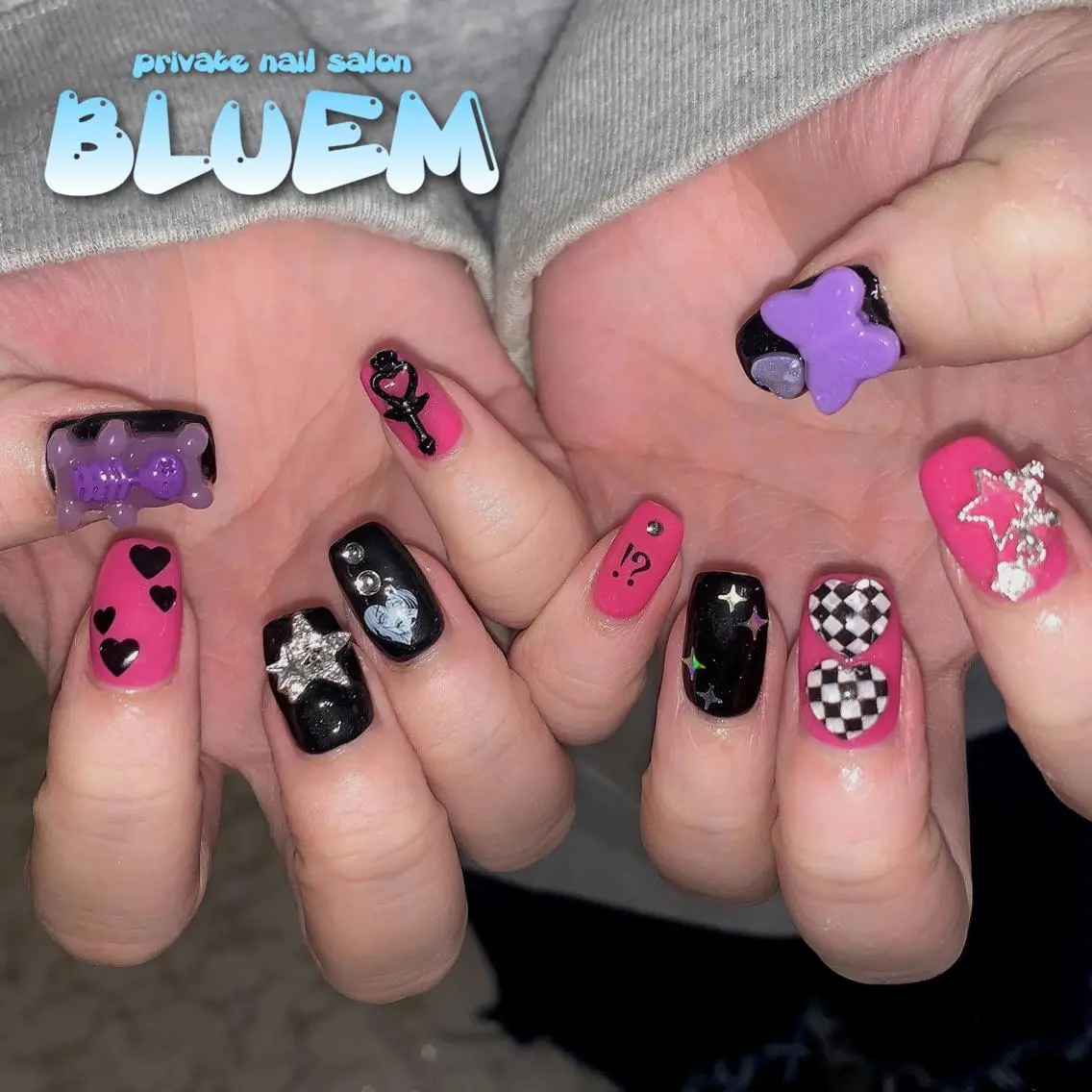 ネイル ハンドネイル BLUEM なな🐶のネイルデザイン