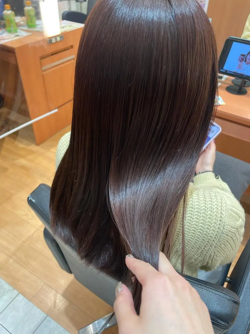 カット+縮毛矯正+トリートメント¥14850【実際施術時間は180分ほどです】16時まで。の写真