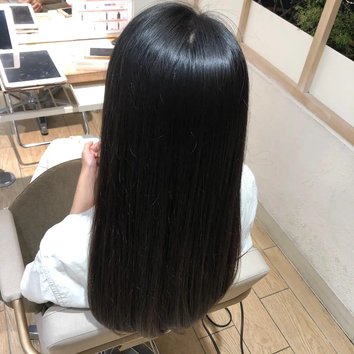 セミロング トリートメント 顔周り/くびれヘア 韓国ヘア💕風間るなのヘアスタイル