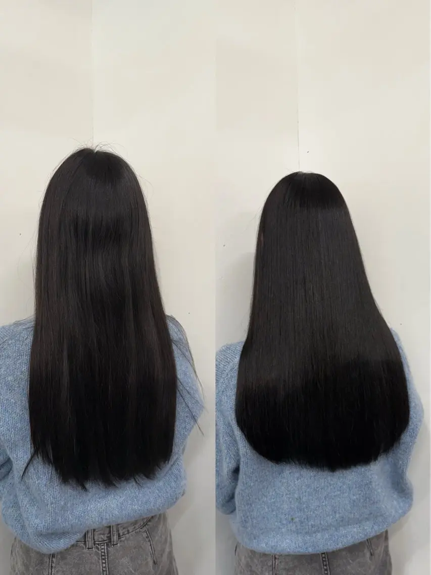 【シルクのような手触りへ✨】 カット💇♀️➕縮毛矯正➕トリートメント💕の写真