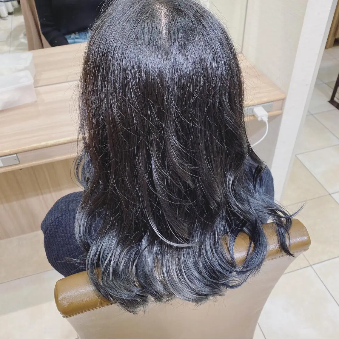 ロング ブリーチ🐰インナー ♡ハイライト♡綾🐰のヘアスタイル